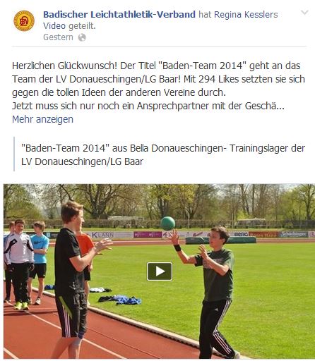 Vorstand Leichtathletikkreis Schwarzwald-Baar