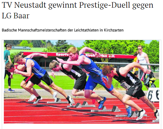 TV Neustadt gewinnt Prestige-Duell gegen LG Baar